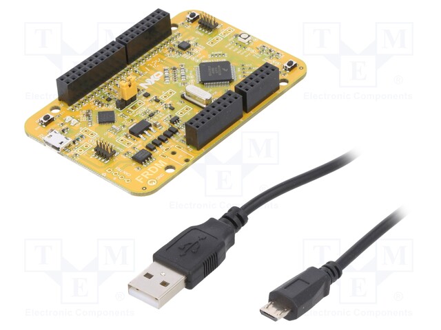 Dev.kit: ARM NXP; FlexCAN,GPIO,USB; RGB LED; 1.8/3.3VDC