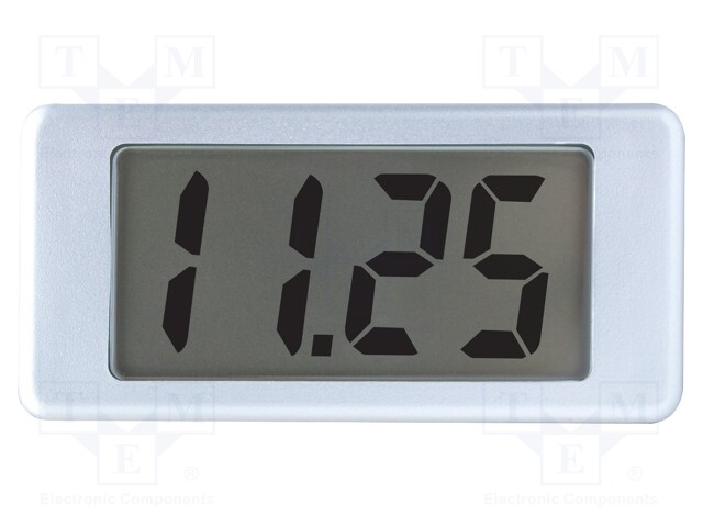Voltmeter; digital,mounting; 0÷200mV; on panel; Display: LCD 0,5"