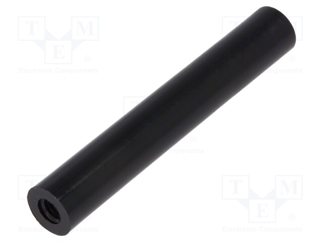 Spacer sleeve; cylindrical; polyamide; M4; L: 50mm; Øout: 8mm