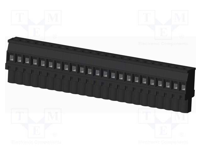 Connector: pluggable terminal block; plug; female; angled 90°