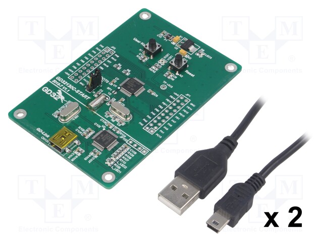 Dev.kit: ARM CORTEX-M3; USB B mini; GPIO,SWD,USB
