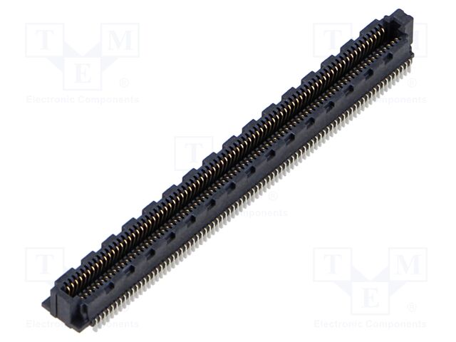 Connector: PCB to PCB; female; PIN: 80; 0.5mm; SS5; gold-plated; SMT