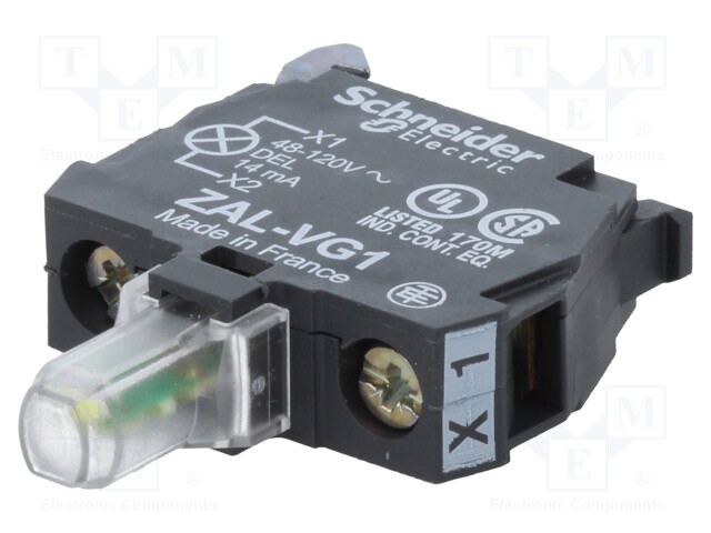 Illuminating unit; 22mm; Harmony XB4; -25÷70°C; Illumin: LED