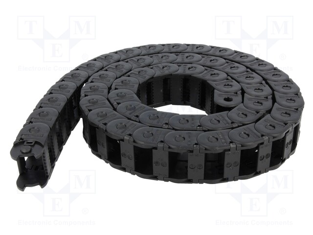 Cable chain; E2.15; Bend.rad: 38mm; L: 1000mm; Int.height: 14.4mm