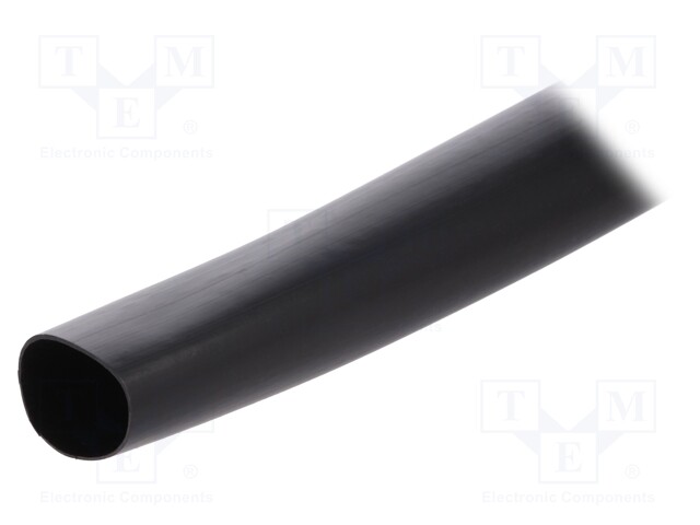 Insulating tube; Mat: PVC; black; -20÷125°C; Øint: 26mm; L: 10m