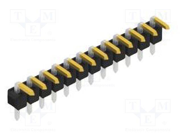 Connector: pin strips; pin header; male; PIN: 12; 2.54mm; THT; 1x12