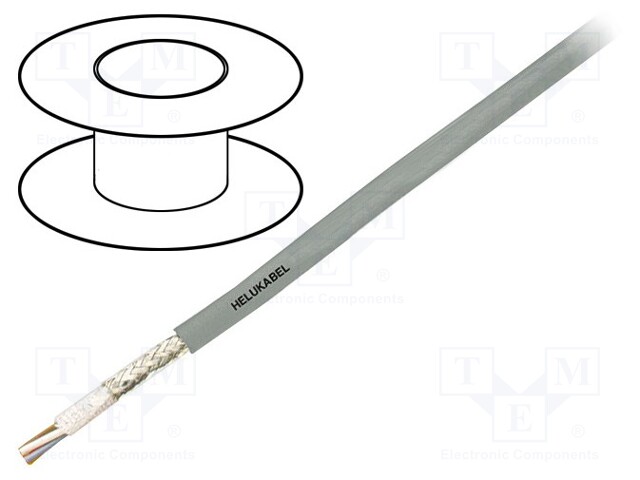 Wire: control cable; SUPERTRONIC®-C-PURO; 10x0,34mm2; PUR; grey