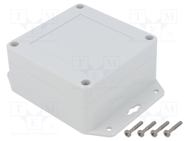 Enclosure: multipurpose; X: 90mm; Y: 90mm; Z: 45mm; ZP; polycarbonate