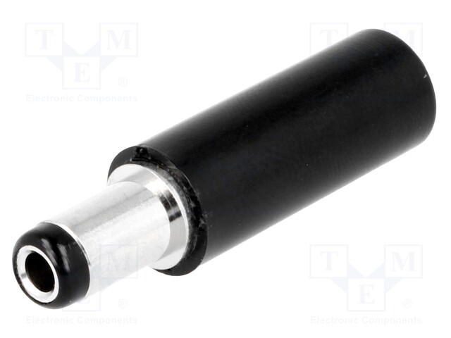 Plug; DC supply; female; 5,5/2,5mm; 5.5mm; 2.5mm; for cable; 9.5mm