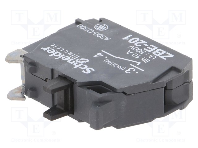 Contact block; 22mm; Harmony XB4; -25÷70°C; front fixing