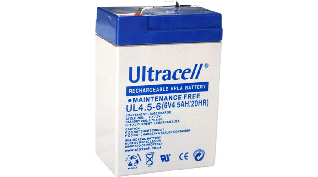Lead acid battery 6V/4,5Ah 