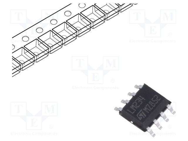 Integrated circuit: current source; SO8; -25÷100°C; 1÷40V; ±3%