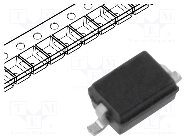 Diode: Schottky switching; SMD; 40V; 0.5A; SOD323; 500mW