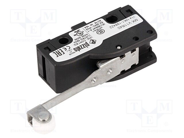 Microswitch SNAP ACTION; with lever (with roller); SPDT; Pos: 2