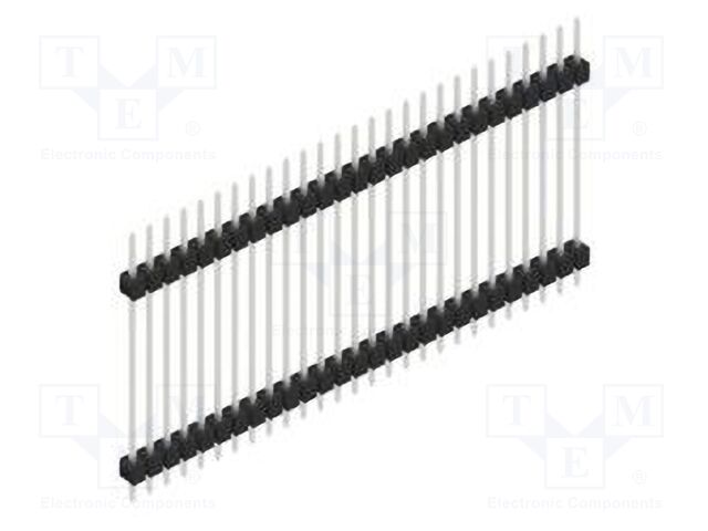 Connector: pin strips; pin header; male; PIN: 27; 2.54mm; THT; 1x27