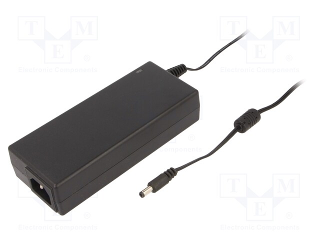 Power supply: switched-mode; 24VDC; 5A; Out: 5,5/2,5; 120W; desktop
