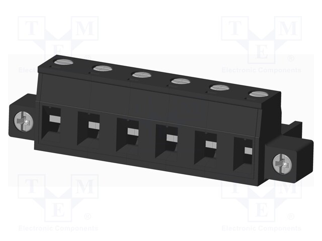 Connector: pluggable terminal block; plug; female; straight; 300V