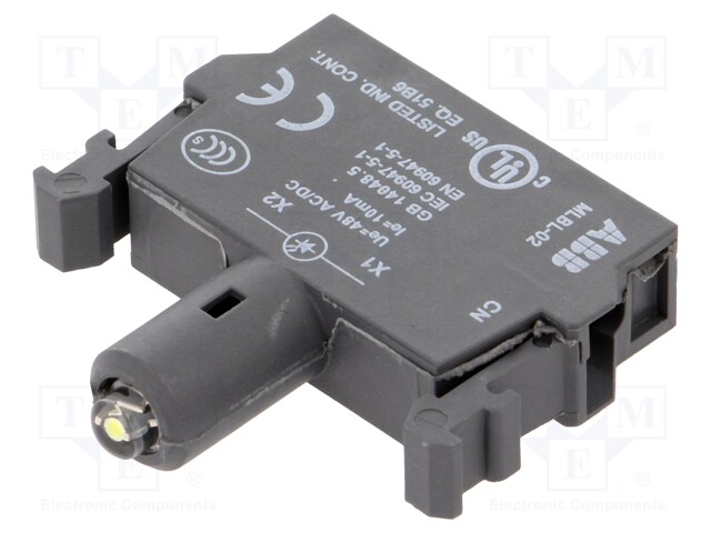 Illuminating unit; 22mm; M2S,MPD,MPEK,MPET,MPI,MPM,MTS; front