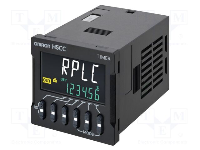 Timer; SSR; 100÷240VAC; socket; Electr.connect: round socket; IP20