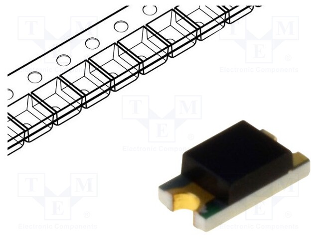 Phototransistor; 1206; λp max: 940nm; 30V; 120°; λd: 400-1100nm