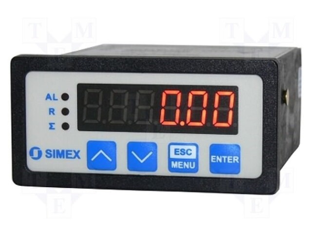 Counter: electronical; LED; flow; 0÷999999; Resetting: electrical