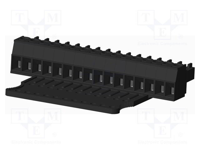 Connector: pluggable terminal block; plug; female; straight; 300V