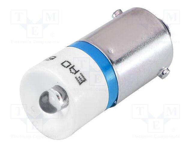 LED lamp; blue; BA9S; 72VDC; 72VAC; No.of diodes: 4