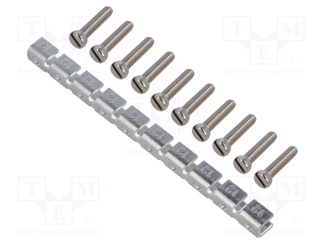 Fixed bridge; terminals: 10; 12mm