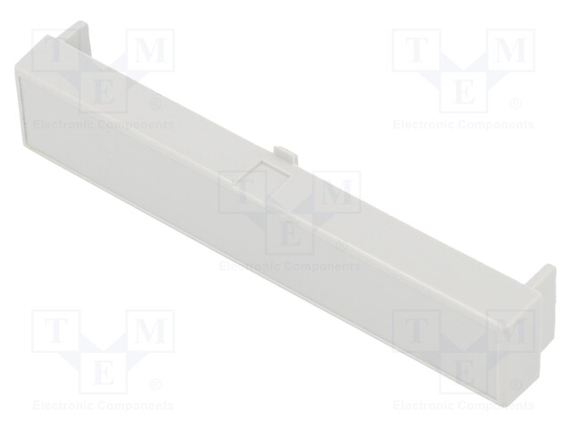 Terminal cover; w/o holes; 4M Modulbox One; grey