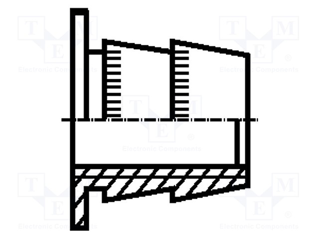 Threaded insert; steel; zinc; M3; BN: 241; Features: for wood