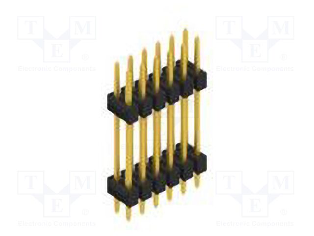 Connector: pin strips; pin header; male; PIN: 12; 2.54mm; THT; 2x6