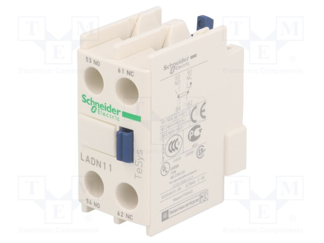 Auxiliary contacts; Series: TeSys D; Leads: screw terminals