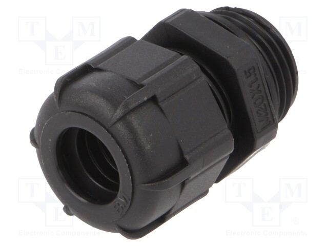 Cable gland; M20; 1.5; IP68; Mat: polyamide; black