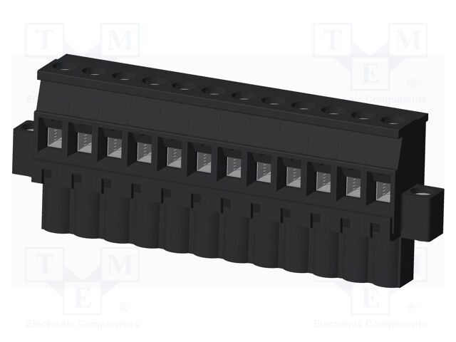 Connector: pluggable terminal block; plug; female; angled 90°