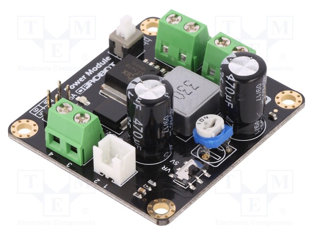 Converter: step down; Uout: 3.3÷25V; Uin: 3.6÷25V; 5A; 46x50mm