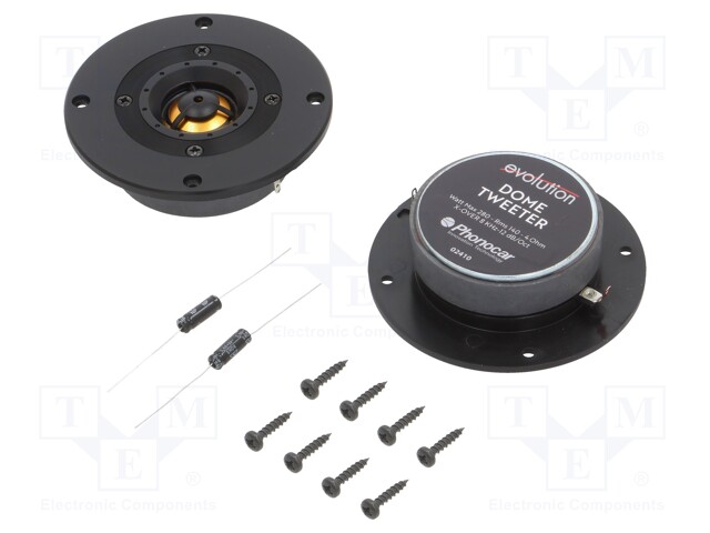 Car loudspeakers; tweeter; 101mm; 280W; 1.5÷2kHz; 2 loudspeakers