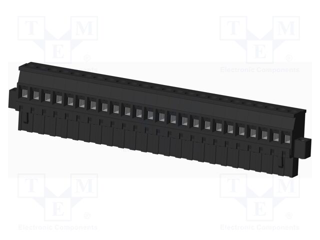 Connector: pluggable terminal block; plug; female; angled 90°