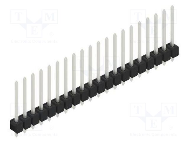 Connector: pin strips; pin header; male; PIN: 20; 2.54mm; THT; 1x20