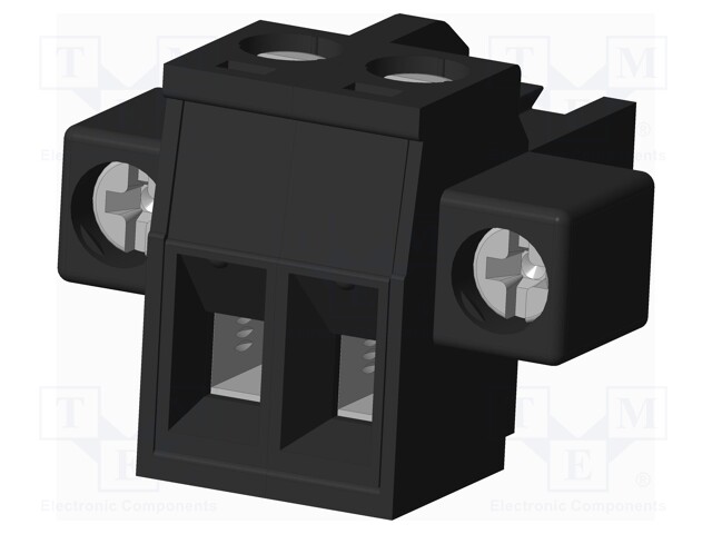 Connector: pluggable terminal block; plug; female; straight; 300V