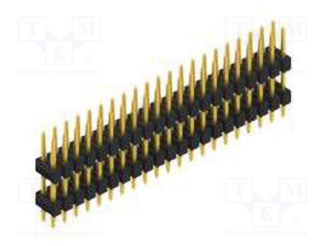 Connector: pin strips; pin header; male; PIN: 42; 2.54mm; THT; 2x21