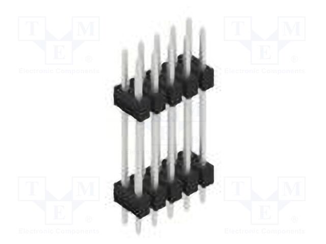 Connector: pin strips; pin header; male; PIN: 10; 2.54mm; THT; 2x5