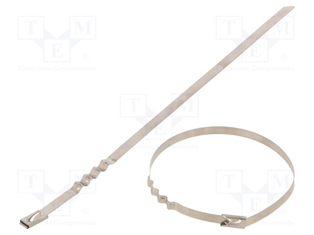 Cable tie; L: 1000mm; W: 4.6mm; acid resistant steel AISI 316