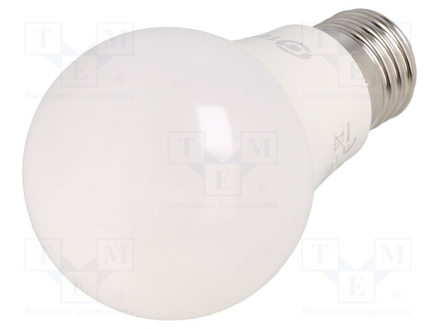 LED lamp; warm white; E27; 230VAC; 8.8W; 200°; 3000K; 3pcs.