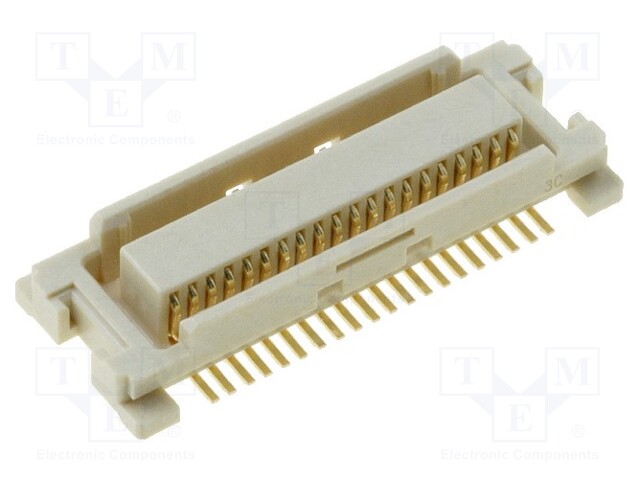 Connector: PCB to PCB; male; PIN: 40; 0.5mm; H: 3mm; gold-plated; SMT