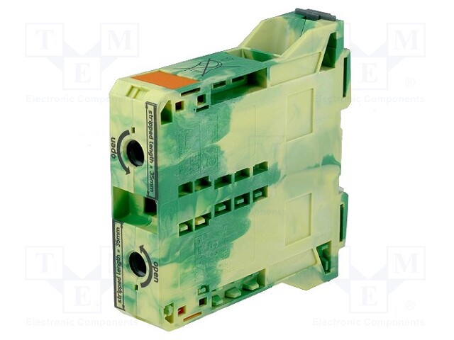 Splice terminal: rail; 25÷95mm2; ways: 1; terminals: 2; 1kV; 232A