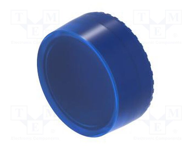 Actuator lens; OptoHiT; blue; plastic; Ø23.7mm