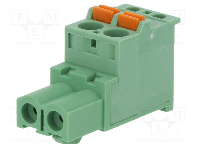 Pluggable terminal block; 5.08mm; ways: 2; angled 90°; plug; 320V