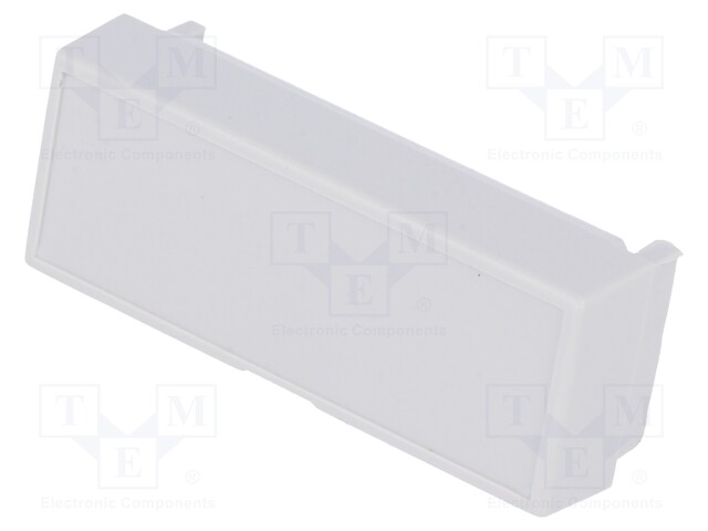Terminal cover; grey