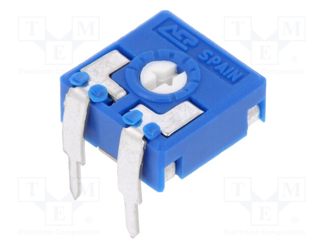 Potentiometer: mounting; single turn,horizontal; 500kΩ; 150mW