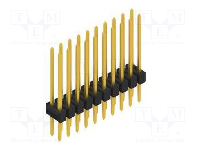 Connector: pin strips; pin header; male; PIN: 20; 2.54mm; THT; 2x10